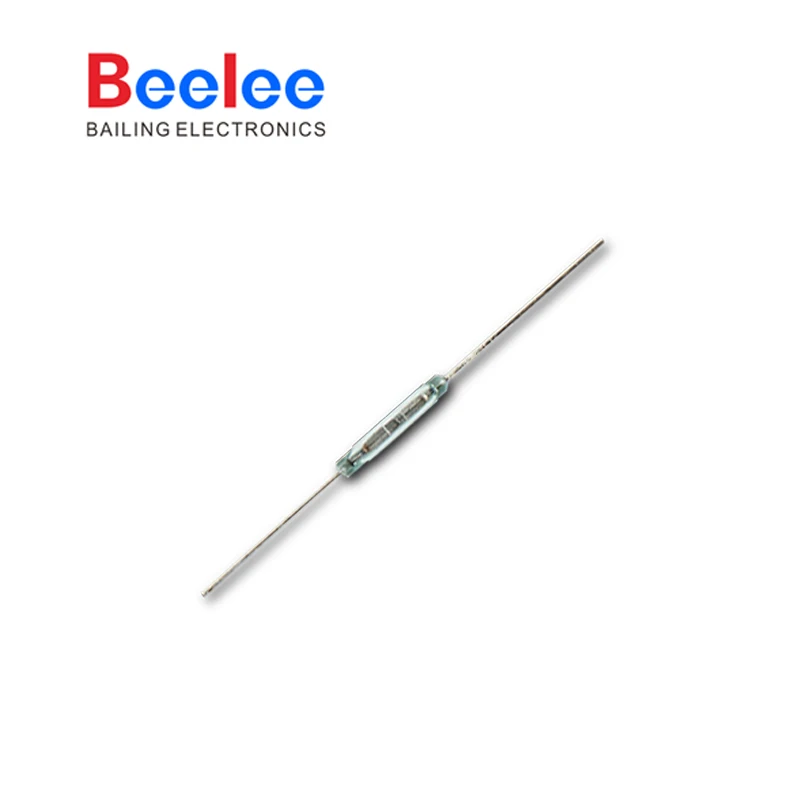 50PCS Beelee BL-CGHG-1.8X10 2*10mm Silver Pin Magnetic Reed SMT Reed Switch For PCB Board