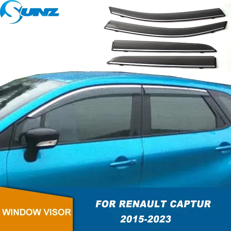

Side Window Visor For Renault Captur 2015 2016 2017 2018 2019 2020 2021 2022 2023 Car Window Deflector Sun Guard Weathershields