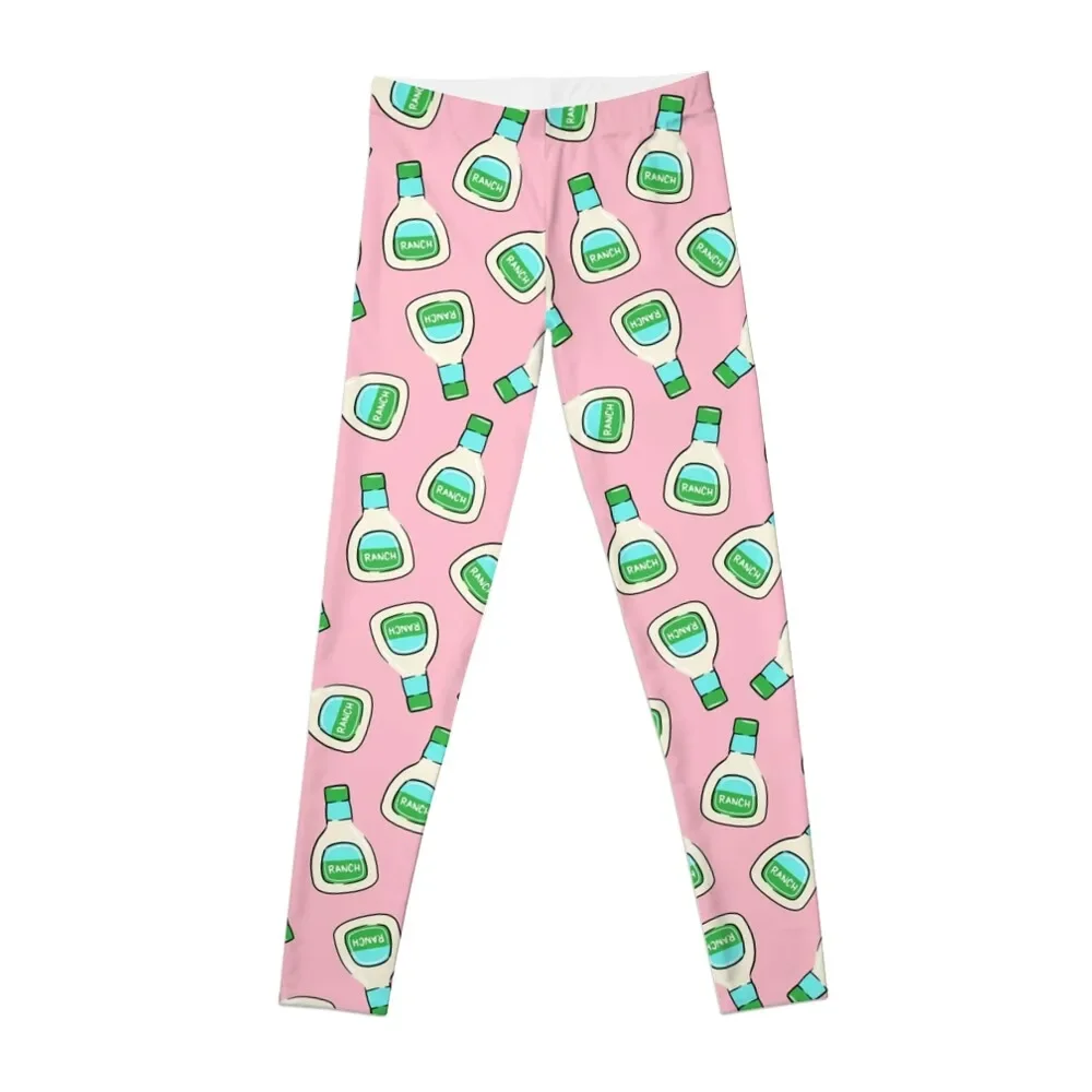 

Ranch - salad dressing bottle (pink) Leggings Sports pants for Women sports Women's tights Womens Leggings