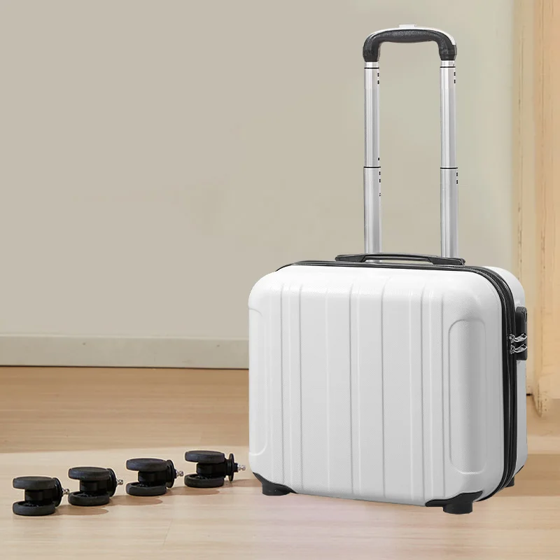 small-18-inch-luggage-portable-folding-wheel-travel-carry-on-suitcase-fashionable-abs-pc-material-with-lock-universal-use