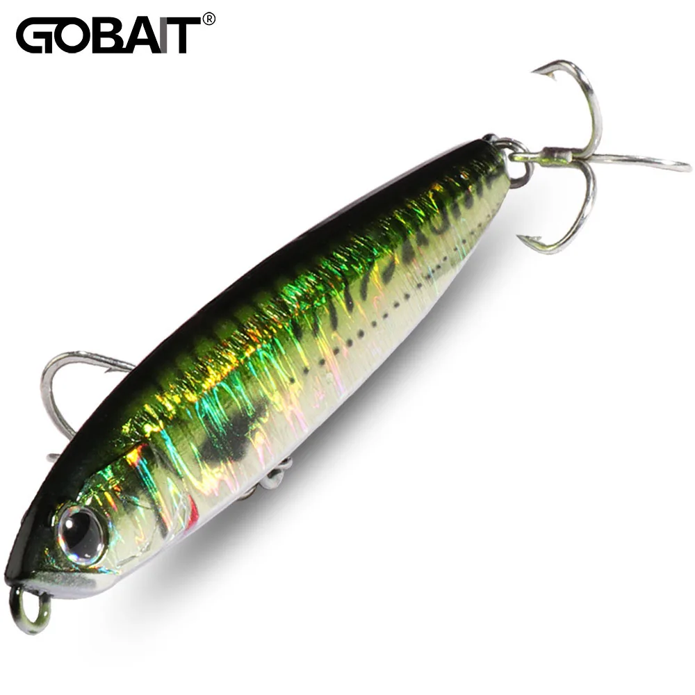 Cebo de lápiz que se hunde, sistema de transferencia por gravedad Wobbler, 10g, 14g, 18g, 24g, señuelo de Pesca, aparejo de pececillo largo