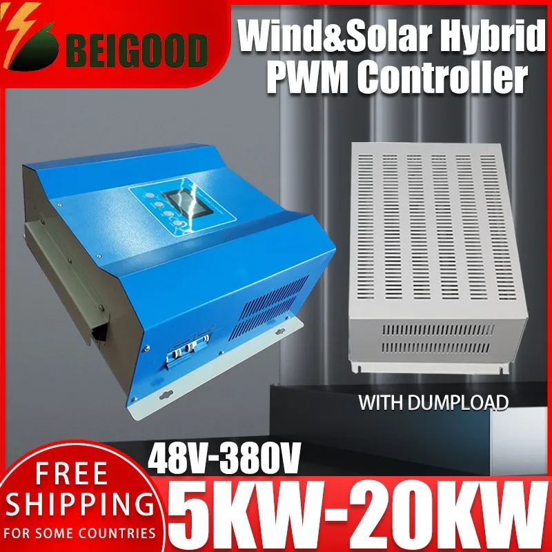 

With Dump Load Wind Solar Hybrid System PWM Charge Controller Wind Turbine 20000W Solar Panel 380V 48V 110V 220V Regulator