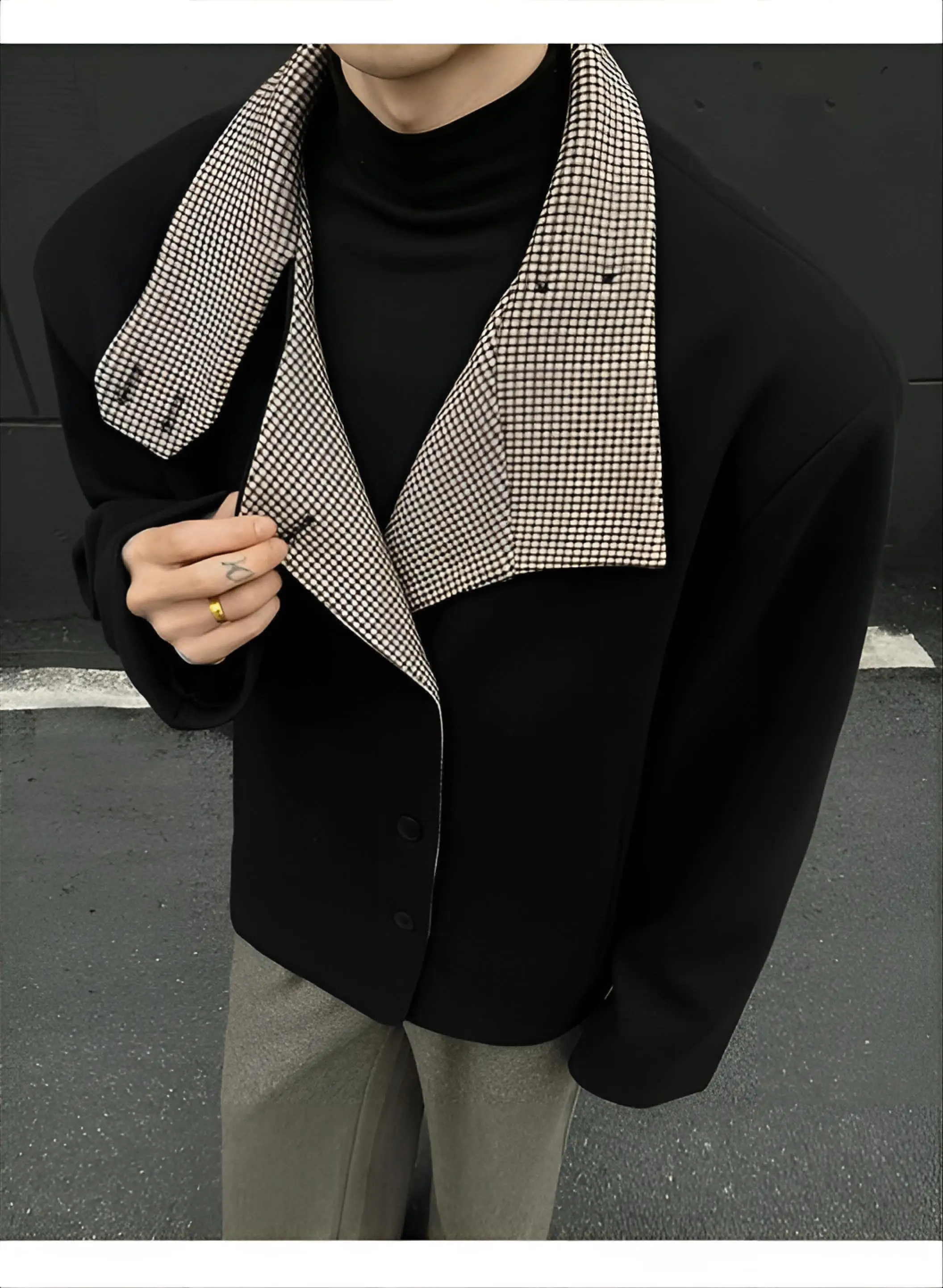 

Мужская куртка из шерстяной смеси высокого качества для кино, театра, выступлений, развлечений, выражения эмоций и стиля