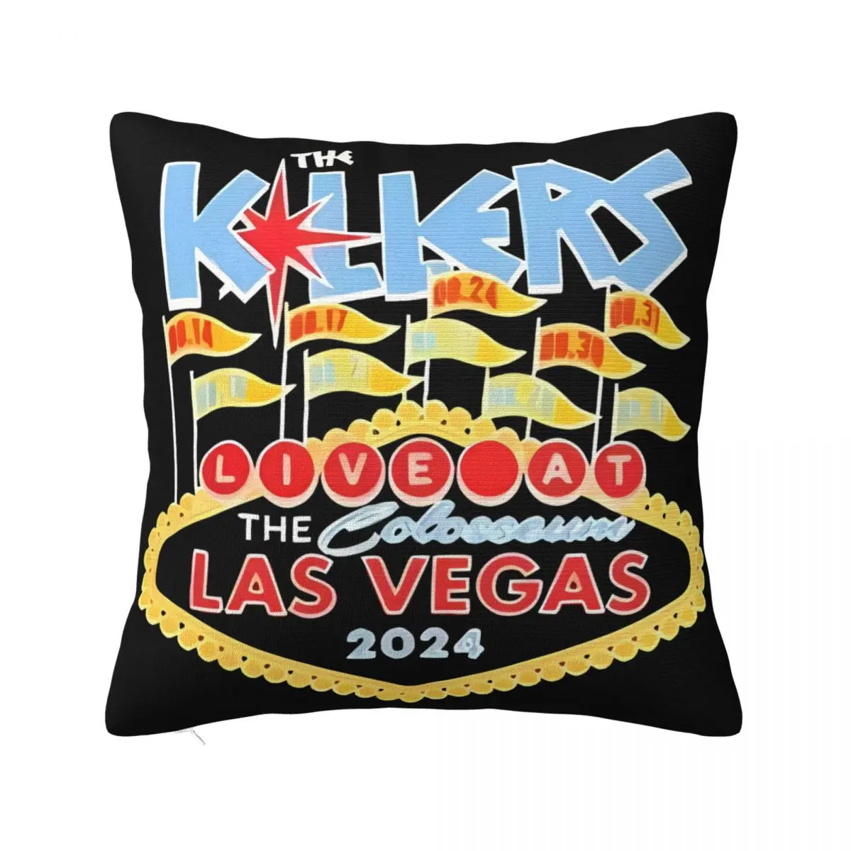 The Killers Las Vegas Nv August 2024 20 Pillowcases Dakimakura Cover Throw Pillow Covers Pillow Case Pillow Cover