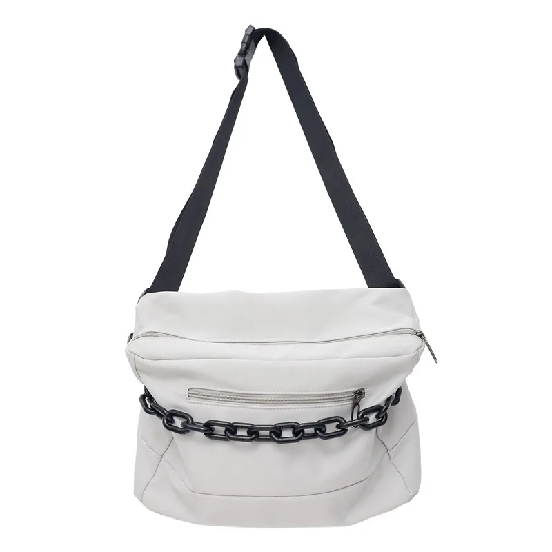 High Quality Nylon Ladies Crossbody Bags Solid Color Design Women Shoulder Bag Students Multifunctional Bags Travel Waist Packs