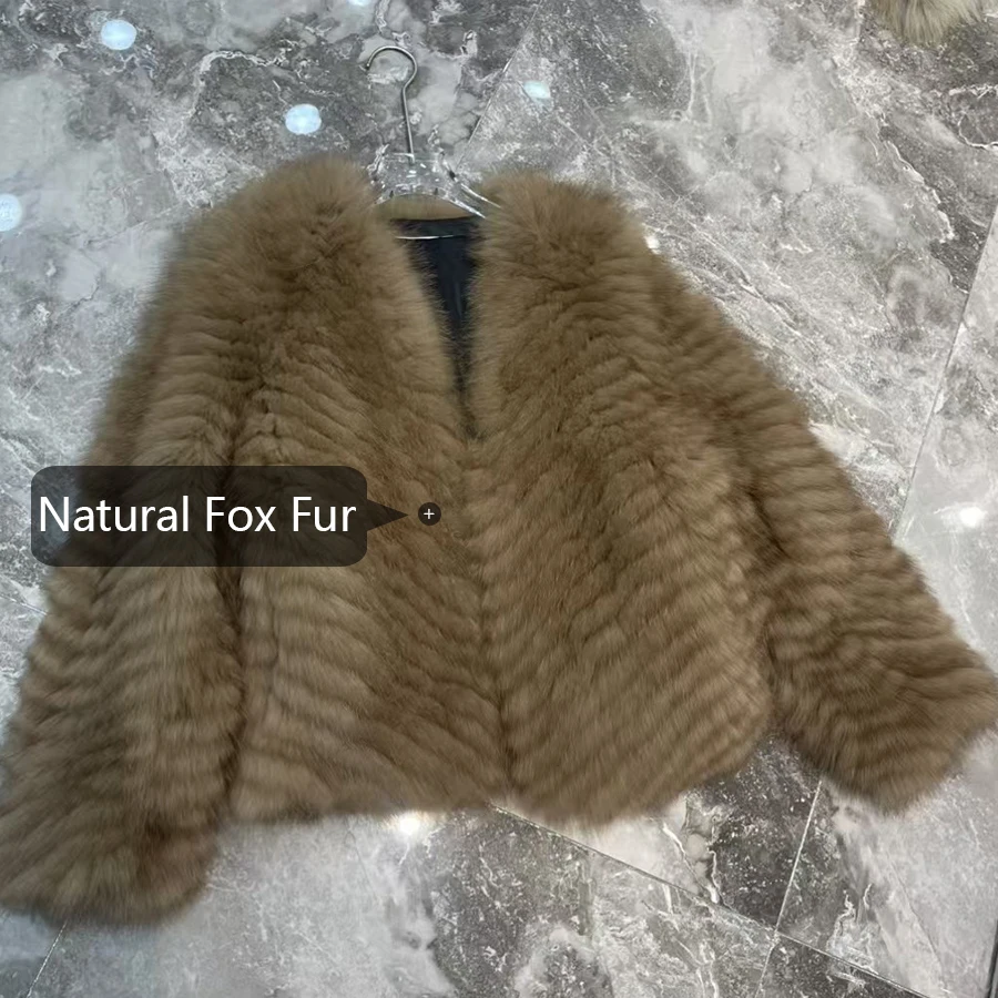 Jaqueta de inverno feminina jaqueta de pele de raposa genuína natural pele de raposa jaqueta fofa marcas de luxo curto jaqueta de pele real