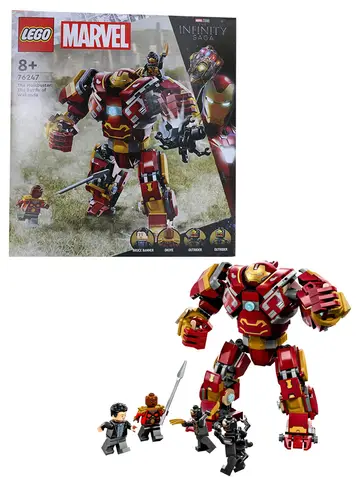 LEGO 76247 Marvel Hulkbuster: Wakanda süper kahraman inşaat oyuncak yapı kiti savaşı