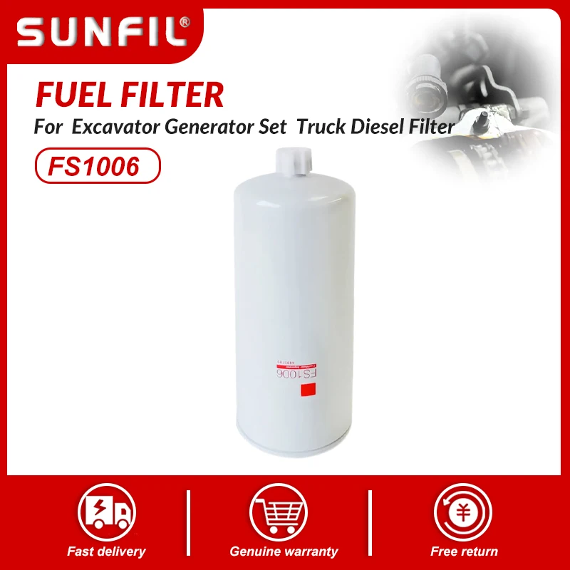

Fuel Filter FS1006 Replacement Filter FS19870 Fuel Water Separator Excavator Generator Set Truck Diesel Filter