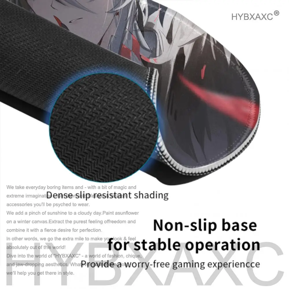 Arlecchino Genshin Mousepad Small LockEdge Mouse Pad For Gamers Computer Desk Pad Rectangular Anti-slip Rubber