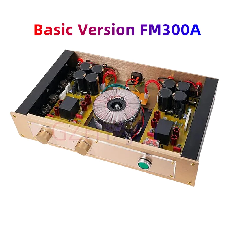 

The Latest 1:1 clone FM300A Hi-Fi power amplifier 80W*2 4ohm/ 150W*2 8ohm SNR: 103dB about 99% Direct Cloning amp's Sound