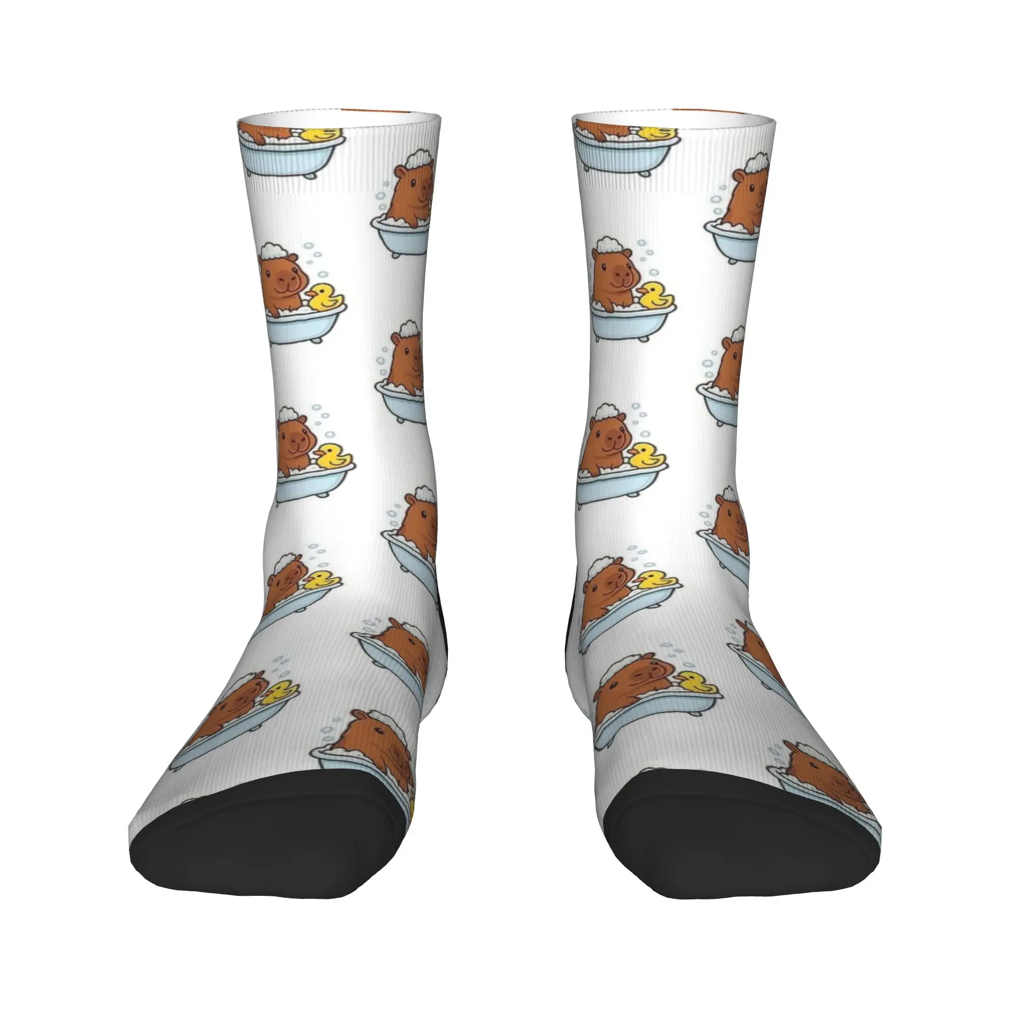 لطيف كابيبارا دش جوارب نمط الترفيه الجوارب الخريف عدم الانزلاق الجوارب النساء الرجال تشغيل جوارب عالية الجودة