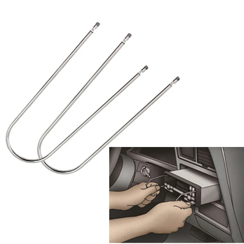 2X سيارة ستيريو راديو إزالة مفاتيح CD مبدل تفكيك أداة صالح لفورد لبيجو لرينو لنيسان