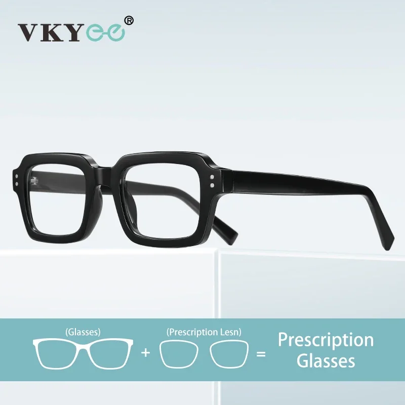 

VKYEE Circular Square Fashion Anti-blue Glasses Can Be Customized Prescription Photochromic Six Colors To Choose From PFD2195