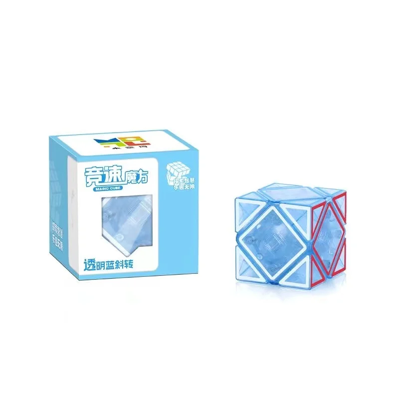 Yongjun Space Transparent Special-shaped Racing Cube Puzzle Początkujący Ukośny Obróć Klon Złota Wieża Deformacja Magiczna Kostka Zabawka