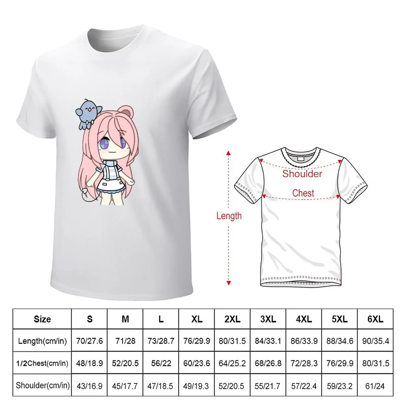 Gacha Life - Cute  Girl  Tshirt shirts graphic tees new edition graphics plain black t  men