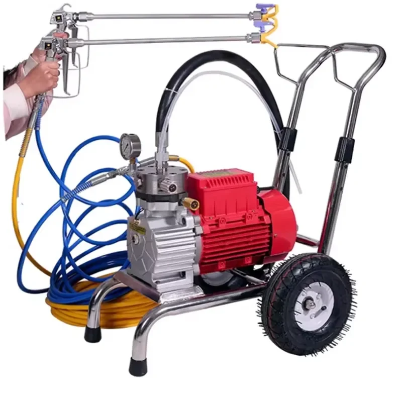 Professional and DIY Electric Airless Paint Sprayer with Double Pressure Wand