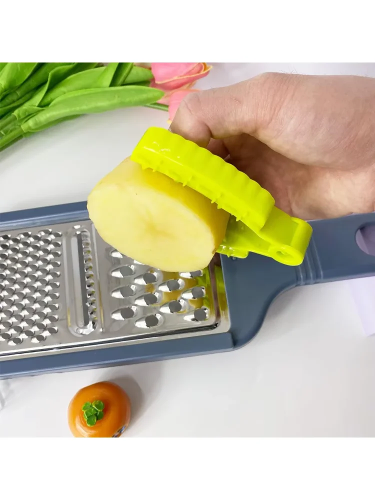 1pc Multifunctional Finger Guard for Food Cutting! Kitchen Essential, Protect Fingers While Slicing Veggies, Potatoes & More