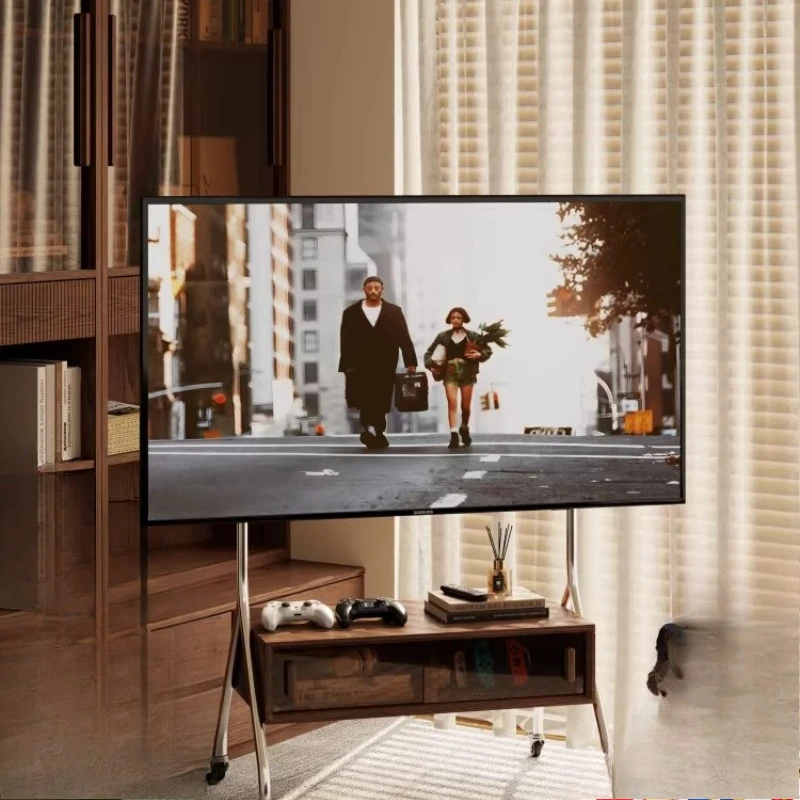 

All solid wood floor-to-ceiling TV stand, household removable stand
