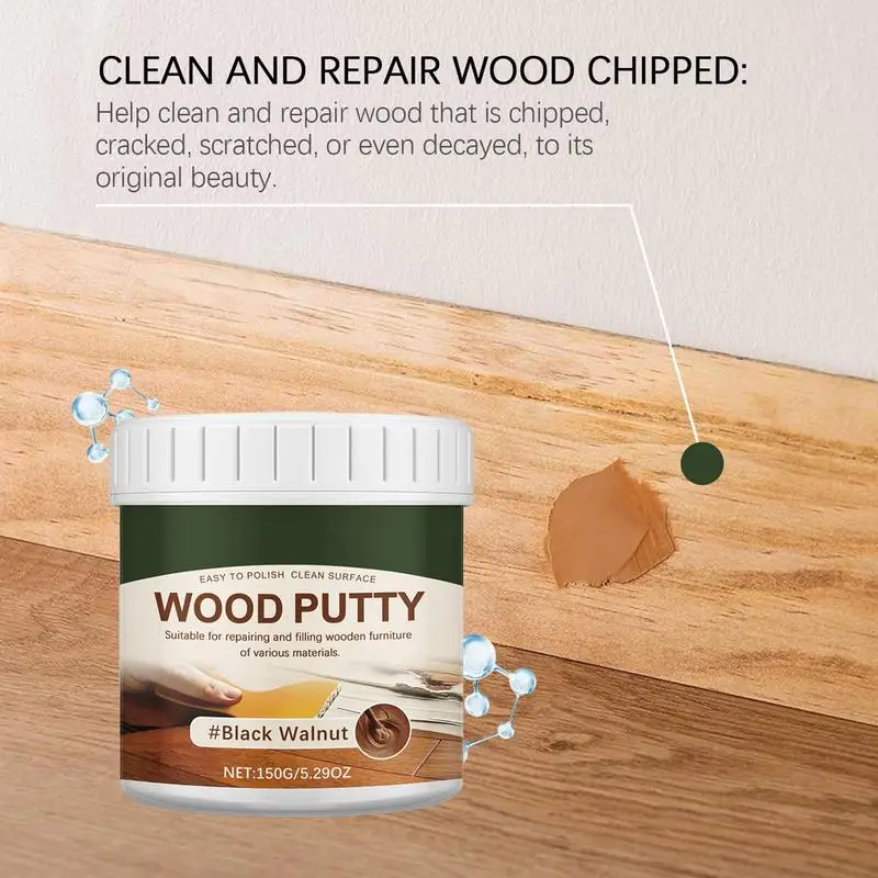 

Wood Filler For Outdoor Deck 150g Repair Putty For Wood Crack Wood Furniture Repair Kit Touch Up Wood Putty Wood Caulking Filler