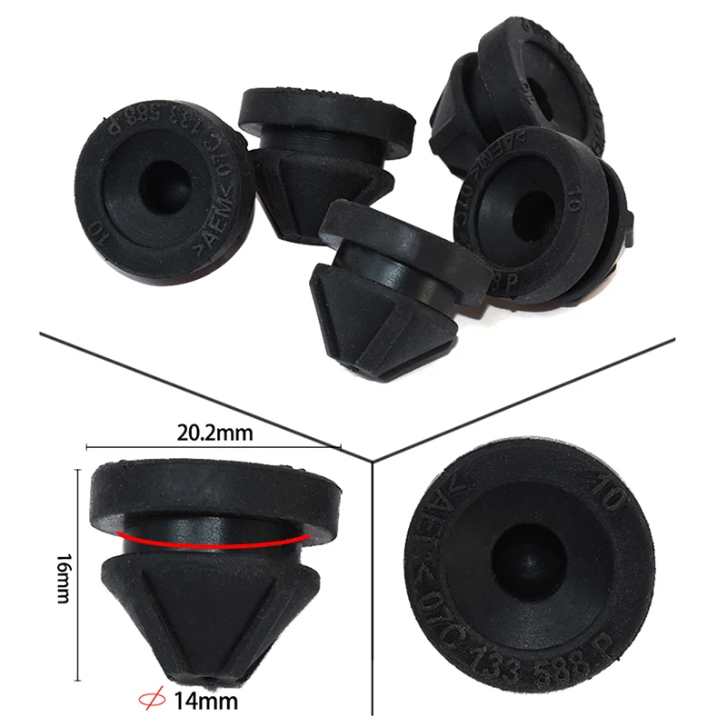 Filtro aria Shell Buffer gomma piastra di protezione del motore in gomma per Golf MK6 MK7 Passat CC Jette EA111 1.6 1.6V EA211 1.4T 07C 133 588