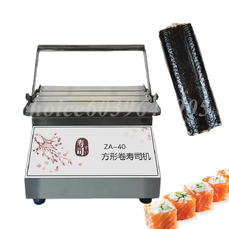 Delicious Vegetable Meat Rolling Sushi Roller Maker Equipment Square Round Hot Selling Nigiri Sushi Seaweed Roller Maker Machine