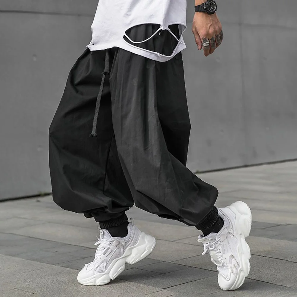 Calça casual japonesa gótica masculina, roupa de rua com todos os jogos, Harajuku, Punk, roupa de homem, 2024