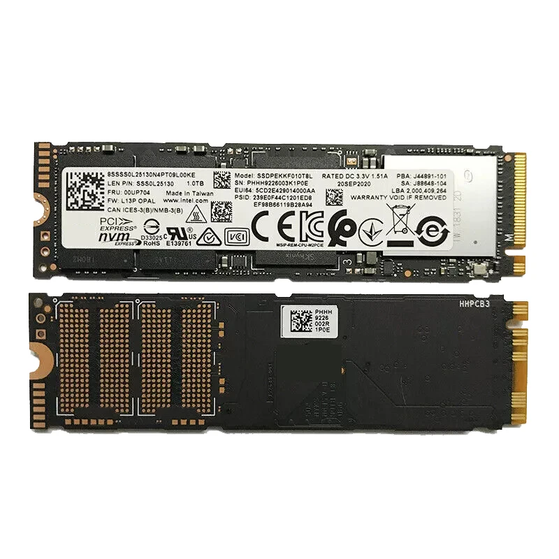 Original 7600P 1TB 512GB SSD M.2 NVME PCIE4.0 3D-NAND SSD For Desktop laptop SSDPEKKF010T8L 8SSSS0L2513N4PT09L00KE