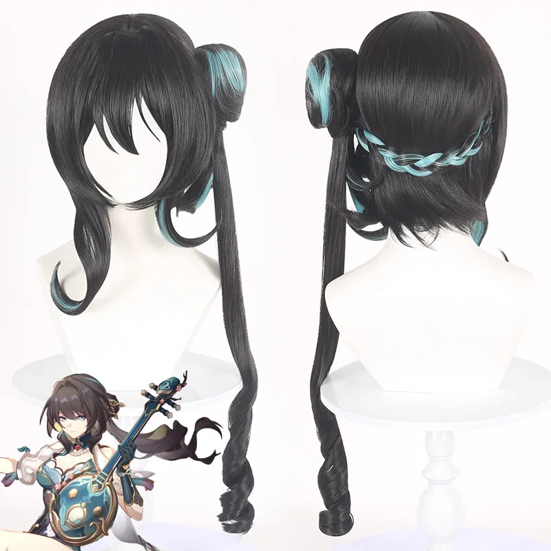 

Star Rail Cosplay Wig For Ruan Mei With Tusk Hairpin