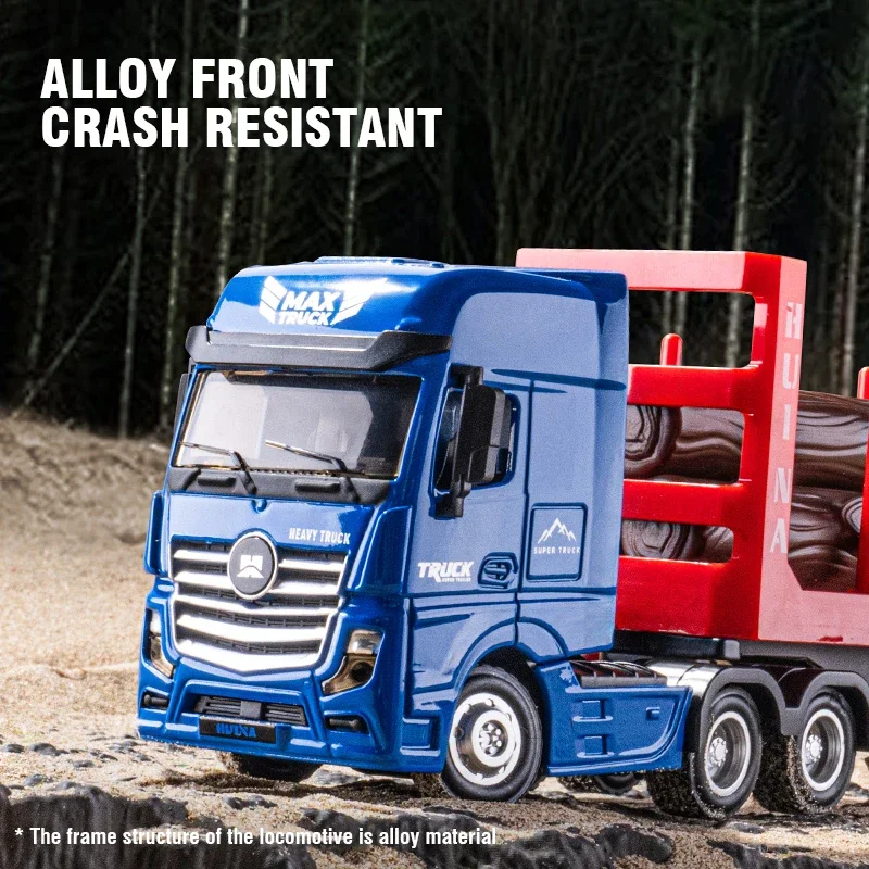 Huina 1/50 Legierung Lkw Modell Statische Transporter Modell Simulierte Ingenieur Fahrzeug Zurückziehen Antrieb Fahrzeug Kinder Weihnachten Festival Geschenk