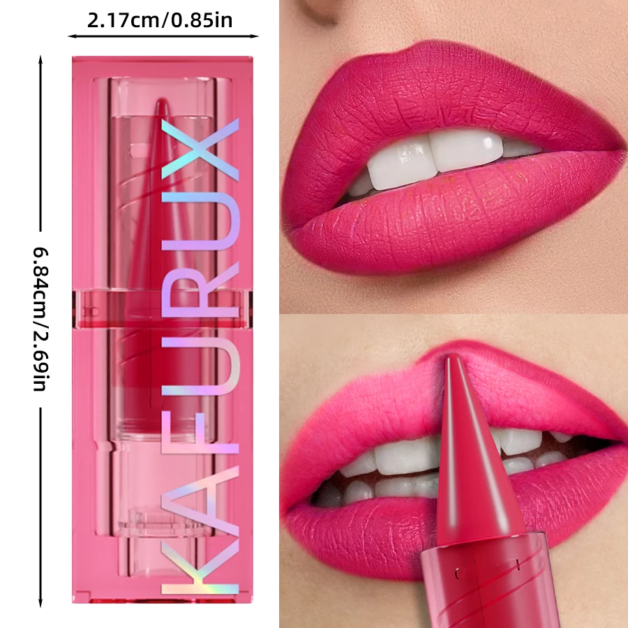 15 colori sexy rosso rosa rossetto penna contorno opaco tinta rossetto penna per labbra a lunga durata regali per trucco coreano smalto per labbra
