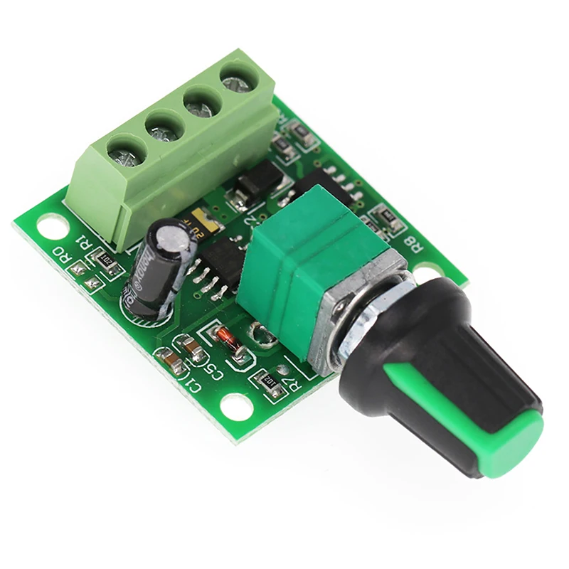 1PC DC Motor Speed ​​Regulator 1.8V-15V 2A 30W PWM Motor Speed Low Voltage Fan Speed Control Switch PWM Adjustable Drive 5V 12V