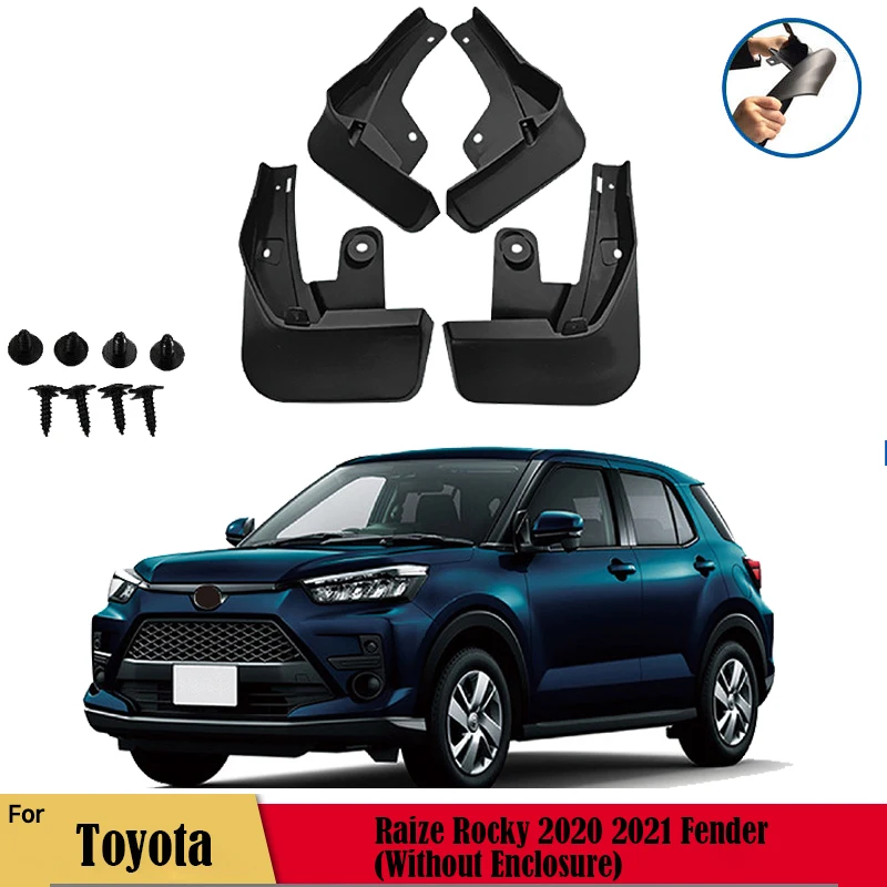 

For Toyota Raize-Rocky 2020 2021 (Without Enclosure) Car Tire Modified Fender Mud Guard Car Decoration Accessories