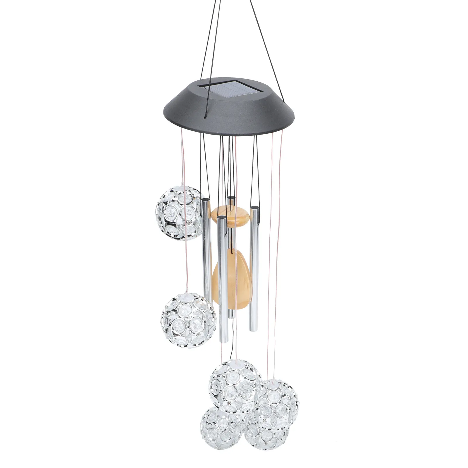 1Pcs Waterproof Solar Wind Chime Light For Porch Hanging Decor Gardening Decor Lamp Outdoor