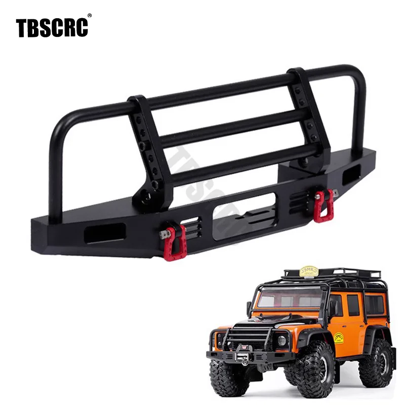 RC Car Metal Front Bumper for 1/10 RC Crawler Traxxas TRX4 Defender Axial SCX10 II 90046 90047