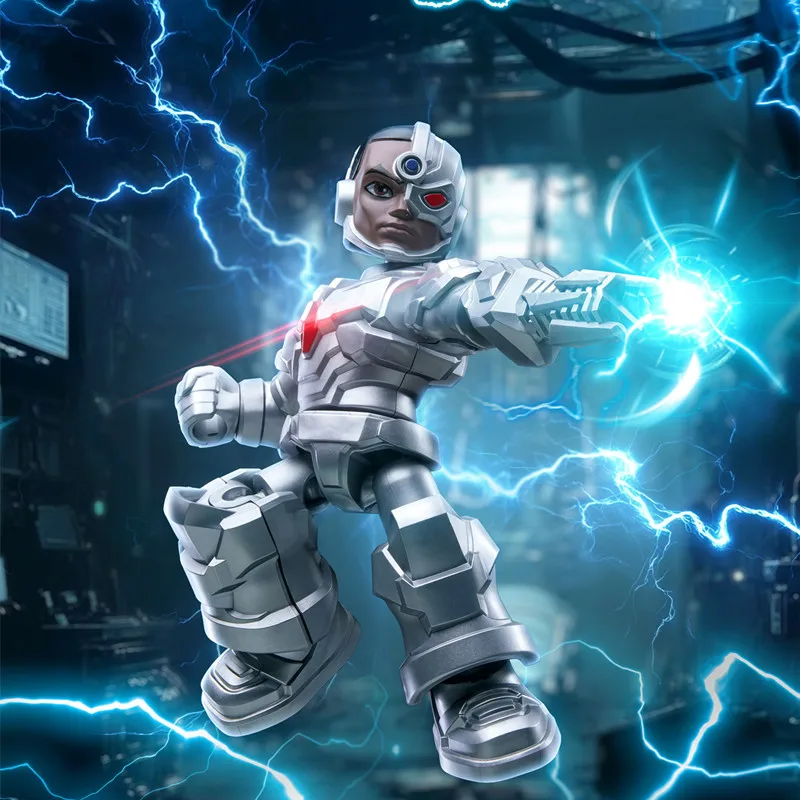  ﻿ Blokees DC JUSTICE LEAGUE Batman Superman Wonder Woman Aquaman Cyborg Arkham Serie Blind Box Anime-Figur Montage-Spielzeug Geschenk – Detail 31