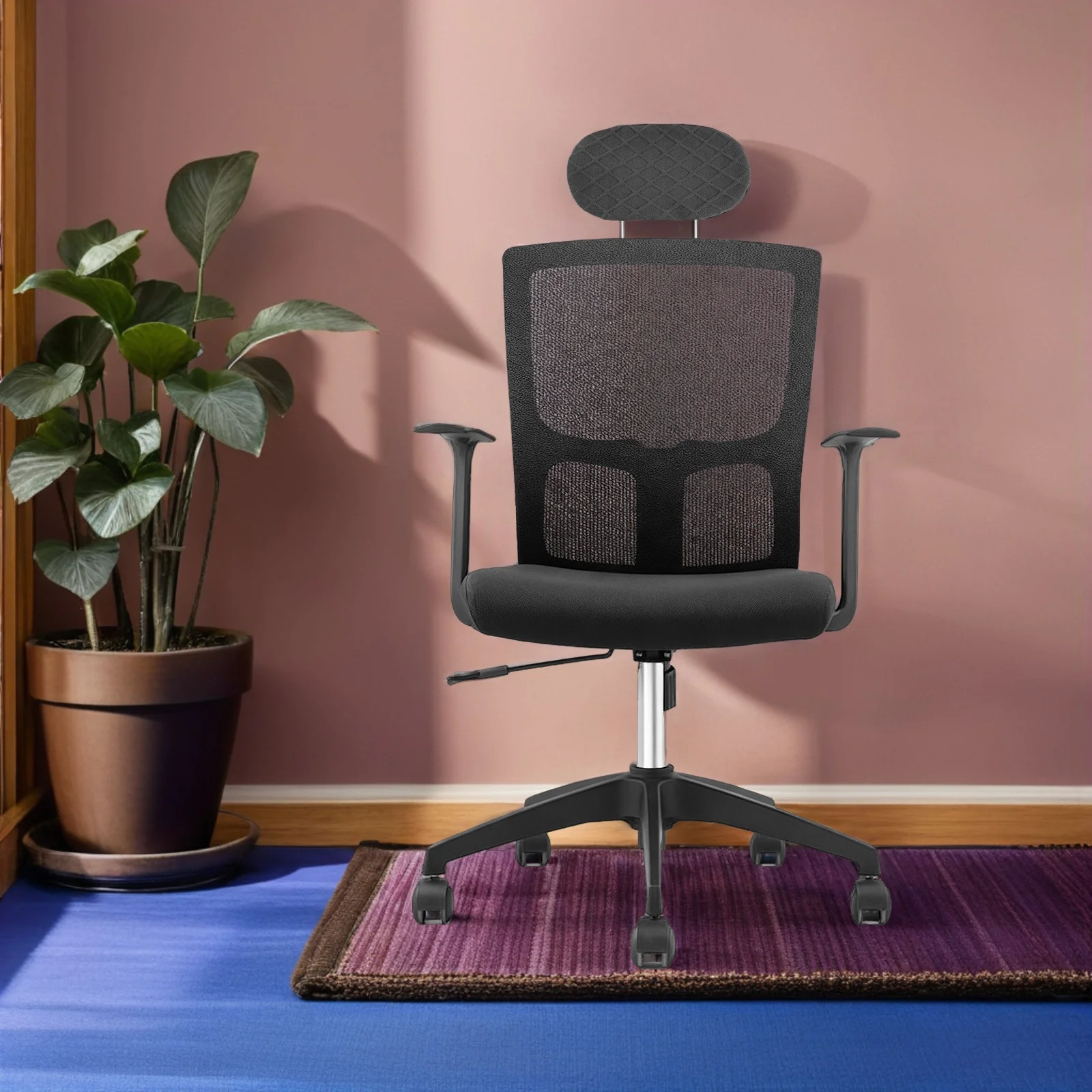 

Office Chair Headrest Cover Fabric Dust Protector Washable High Back Pillow Wrap Replacement Headrest Attachment Cover Ergonomic