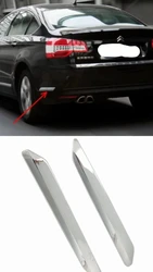 Chrome Front Bumper Cover Trim Strip For Citroen C5 X7 2009-2019 Anti-scratch Protection Styling DIY Decoration