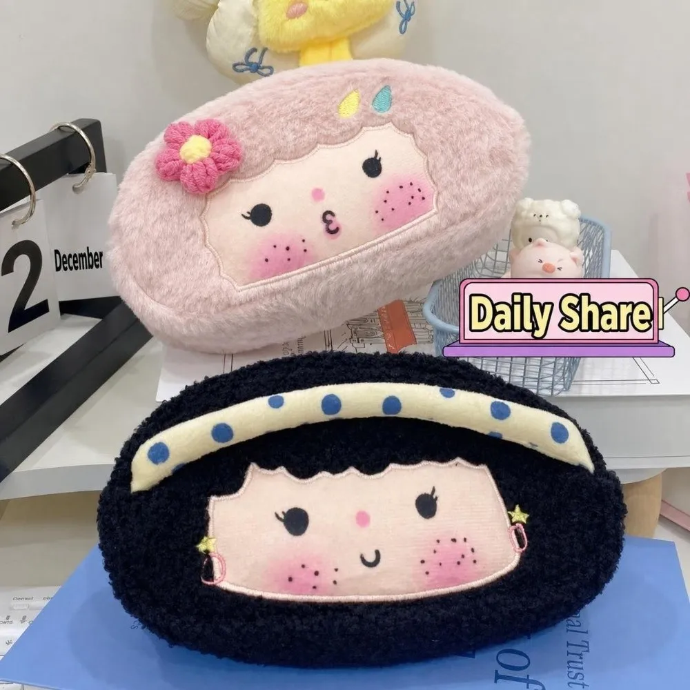 Portable Pencil Case Rabbit Shape Large Capacity Stationery Pouch Pen Bag School Office