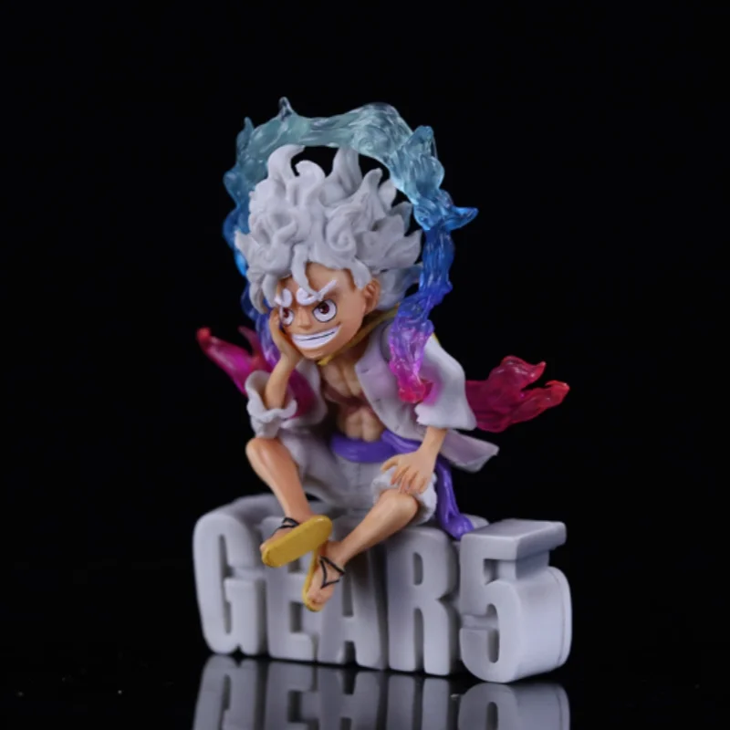 Anime Rufy Figura 10 cm Mini Cieco Scatola Rufy Gear 5 Sun God Nika Action Figures Modello in PVC Collezione di Bambole Giocattolo Regalo Del Capretto