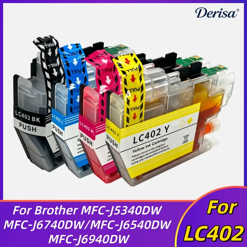 1~3set Ink Cartridge Compatible For Brother MFC-J5340DW MFC-J6740DW J6540DW MFC-J6940DW Printer LC402XL 402XL LC402 Cartridge
