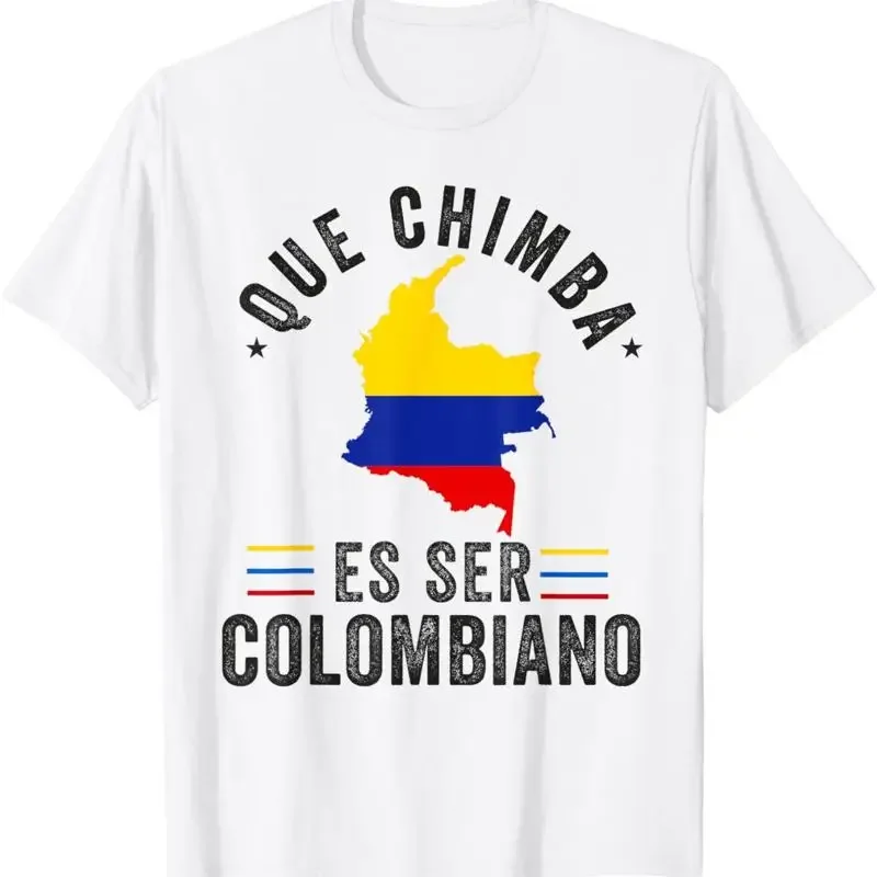 Camiseta divertida colombiana para Hombre, Jerga Colombiana