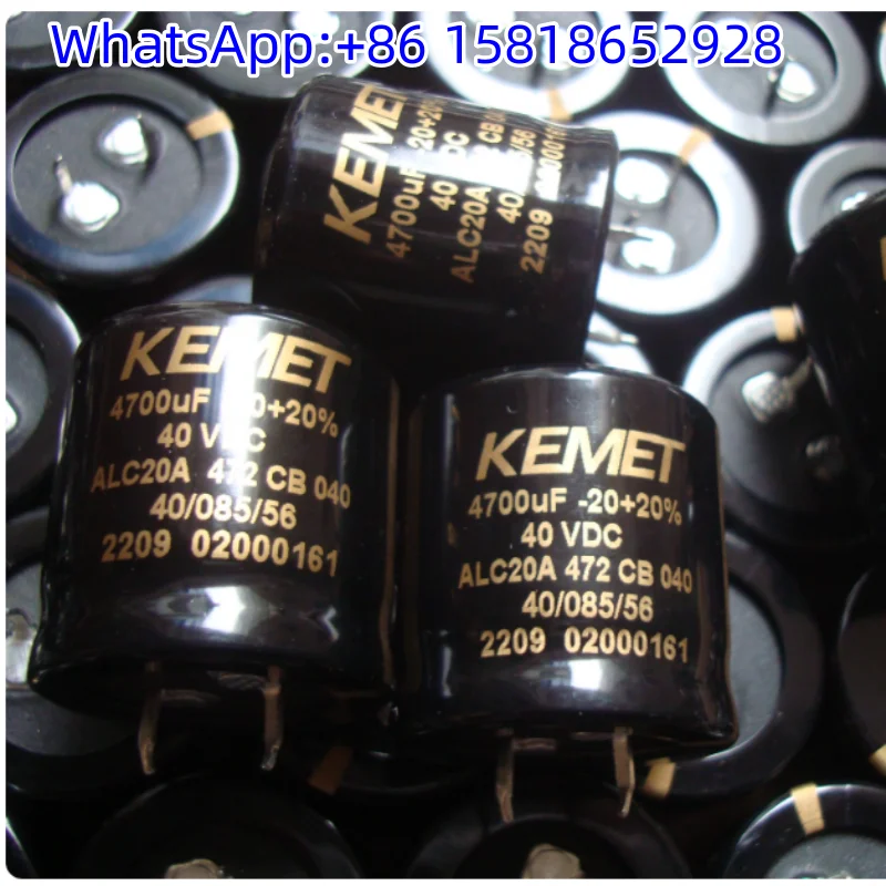 

1 шт. 40 В 4700 мкФ KEMET золото K UK BHC ALC20A серии ламповый усилитель аудио фильтр конденсаторы