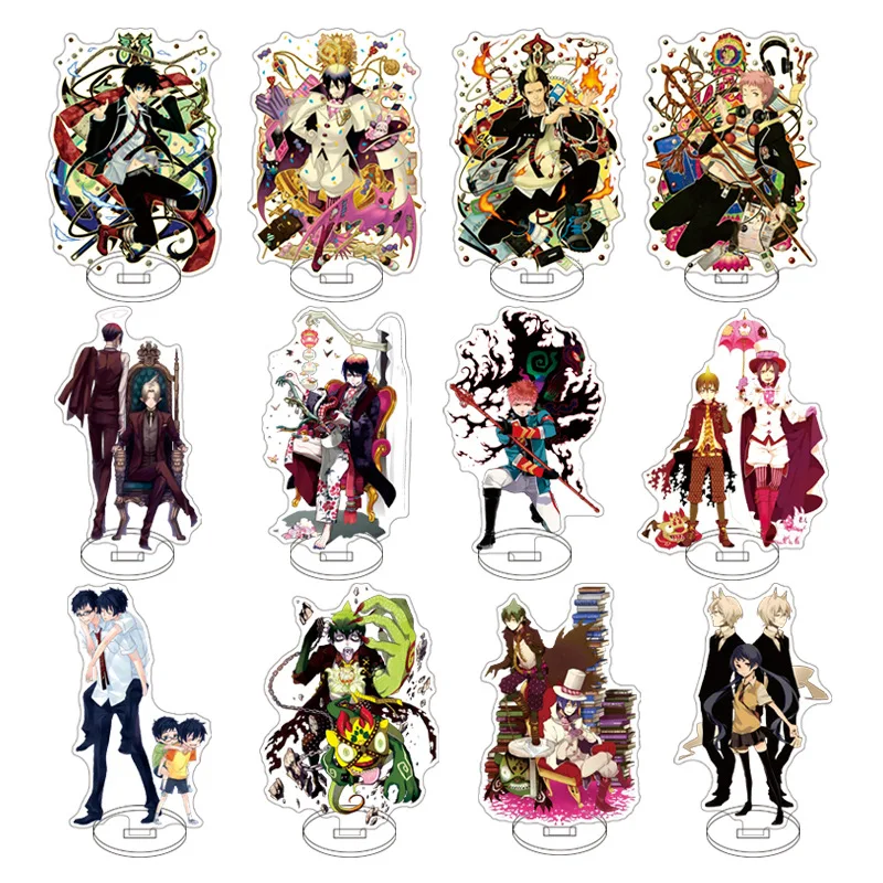 15cm Charm Anime Fans Gifts HD Character Blue Exorcist Acrylic Stand Model Cosplay Characters Ornament Accessories Collection