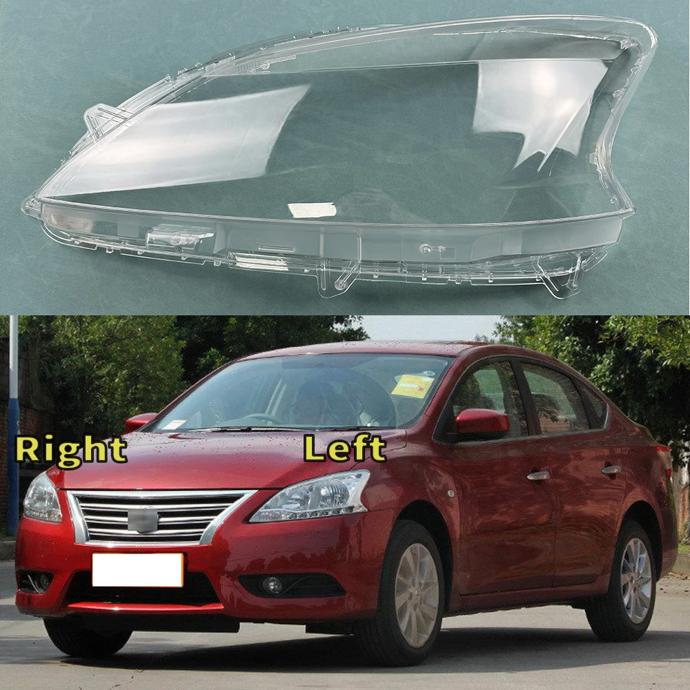 

For Nissan Sylphy 2012 2013 2014 2015 Car Accessories Headlight Lens Cover Headlamp Shell Lampshade Transparent Shade Mask Glass