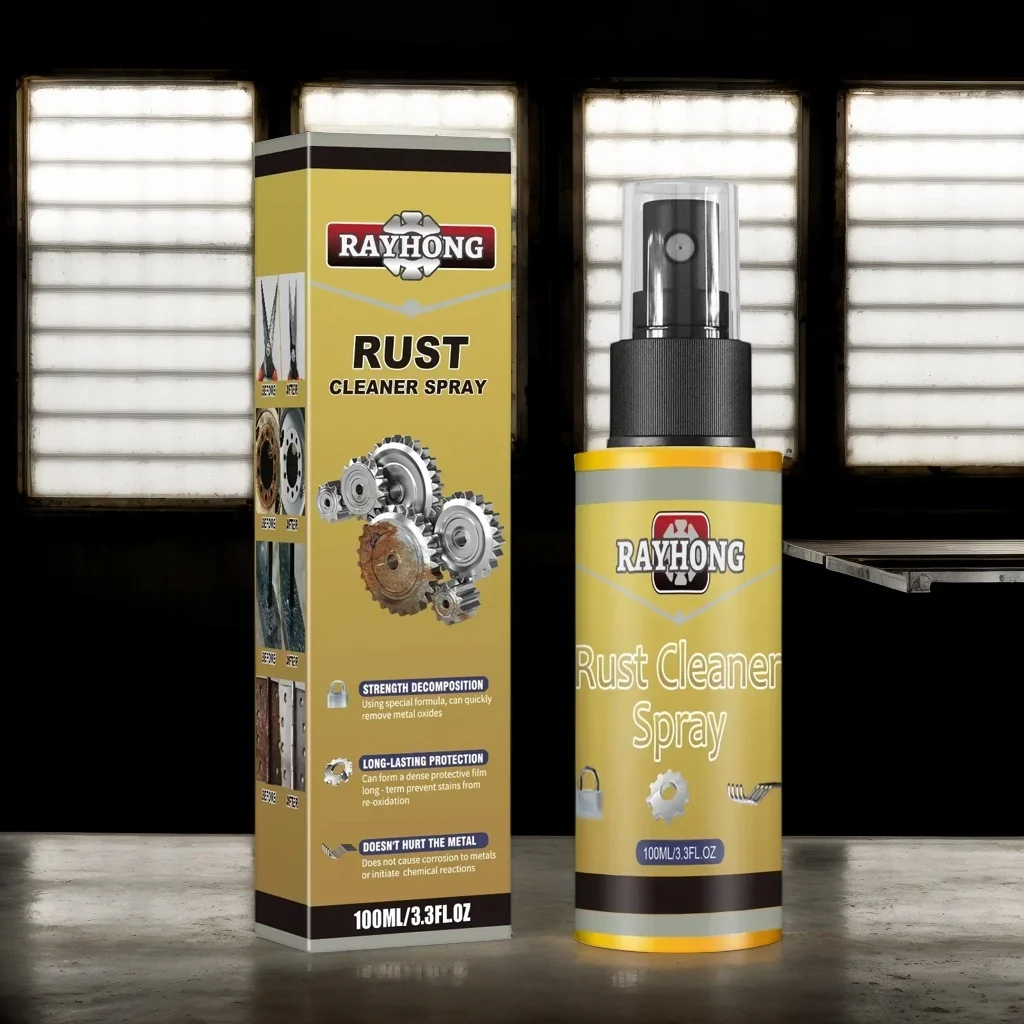 

100 мл спрей для удаления ржавчины для мотоциклов и автомобилей — быстродействующая формула для колес, окон и инструментов (защита от ржавчины)