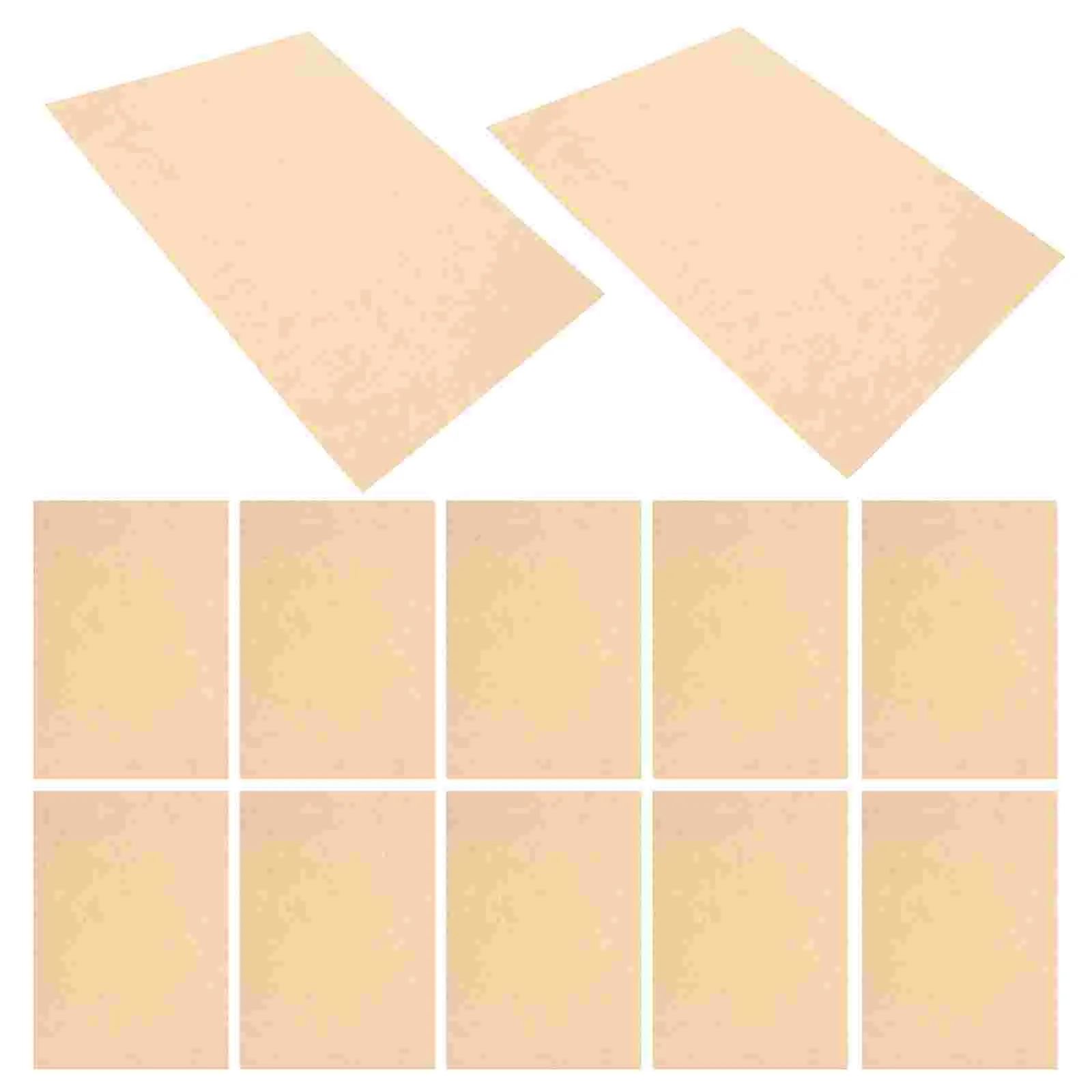 50Pcs A4 Paper Sheets Parchment Retro Paper for Certificate and Diploma 90g (Light Brown) light color paper