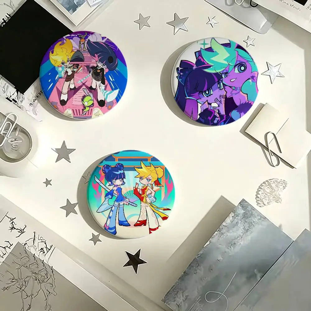

Panty and Stocking Button Pins Backpack Clothing Decor Brooch Badge Jewelry Gifts for Kids