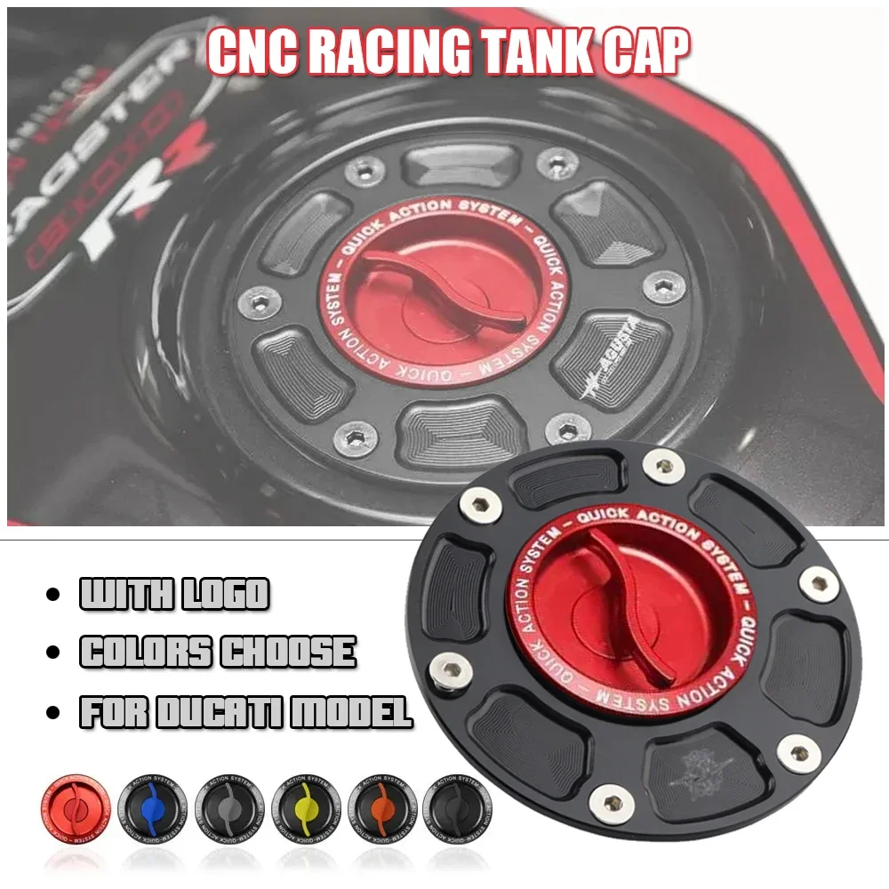 CNC Racing Motorcycle Fuel Tank Cap Gas Cap Quickly Release Keyless for MV Agusta BRUTALE 675 800 RC/RR DRAGSTER 800 F3 675