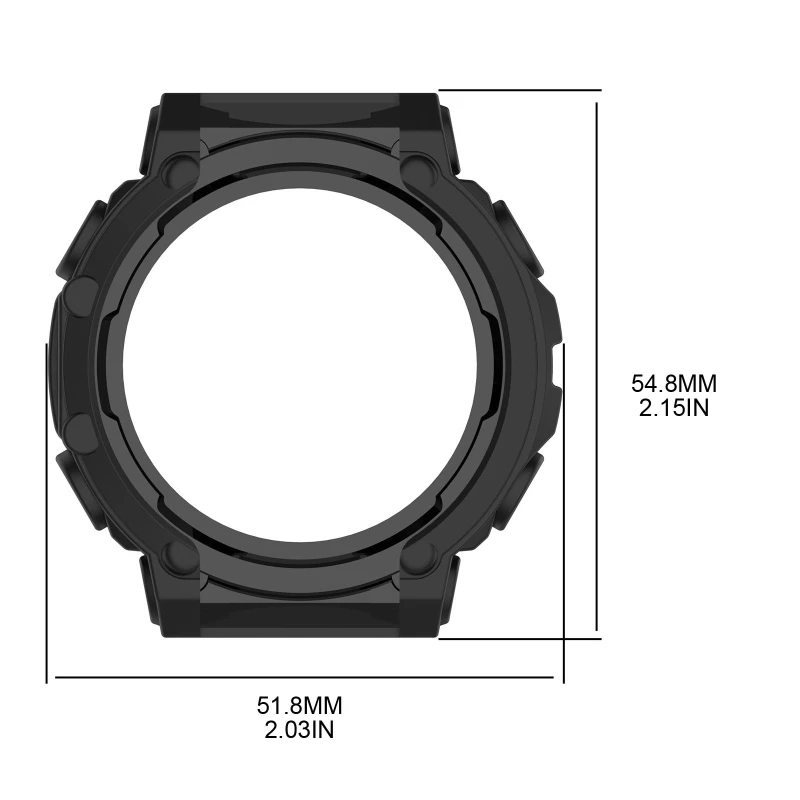 SS8S Smartwatch TPU protettivo per custodia per 2 Custodia durevole per protezione per orologio antiurto Shell Cov