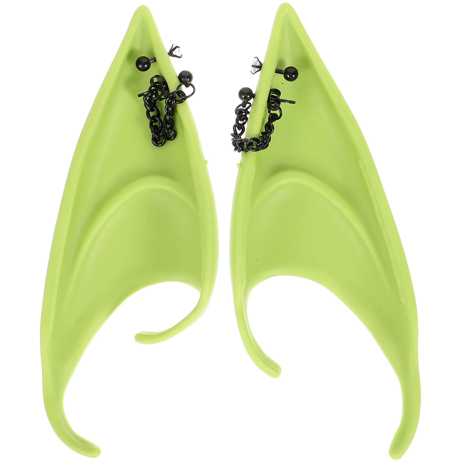 Fairy Ears Light Green Cosplay Accessories Girls Party Elf Ears for Women Dress Up Props Safe Material Durable Long Use